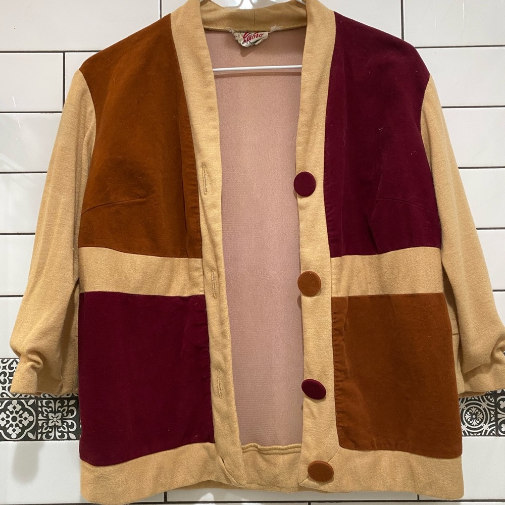 Vintage 60’s✨🌟 color block sweater